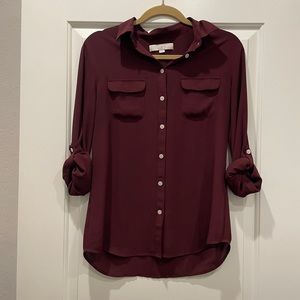 EUC Loft Lightweight Button down shirt - Small